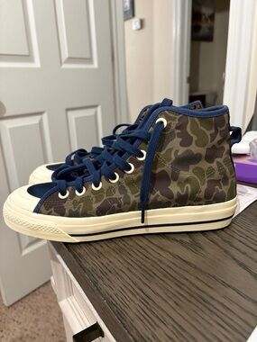 Adidas High-Top Sneakers with Camo and Leopard Print (UNISEX)